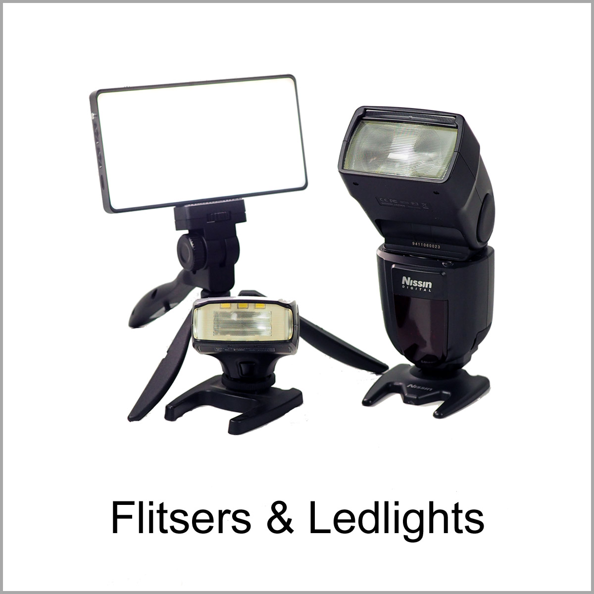 Flitsers en led lampen  voor continu licht