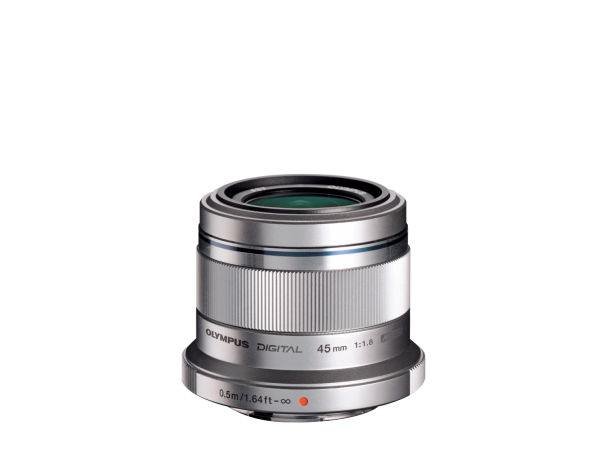 Olympus M.Zuiko Digital 45mm F1.8 zilver