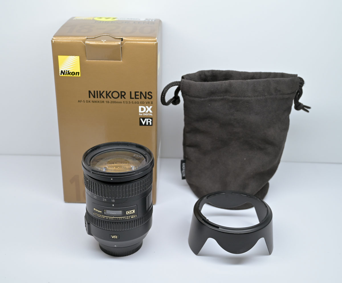 Occ Nikon 18-200mm F3,5-5,6 ED VR II 
