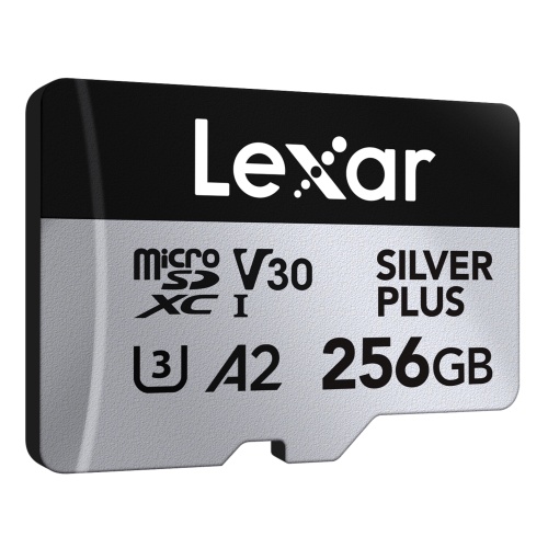 Lexar microSDXC 256 GB zilver Plus UHS-1 V30