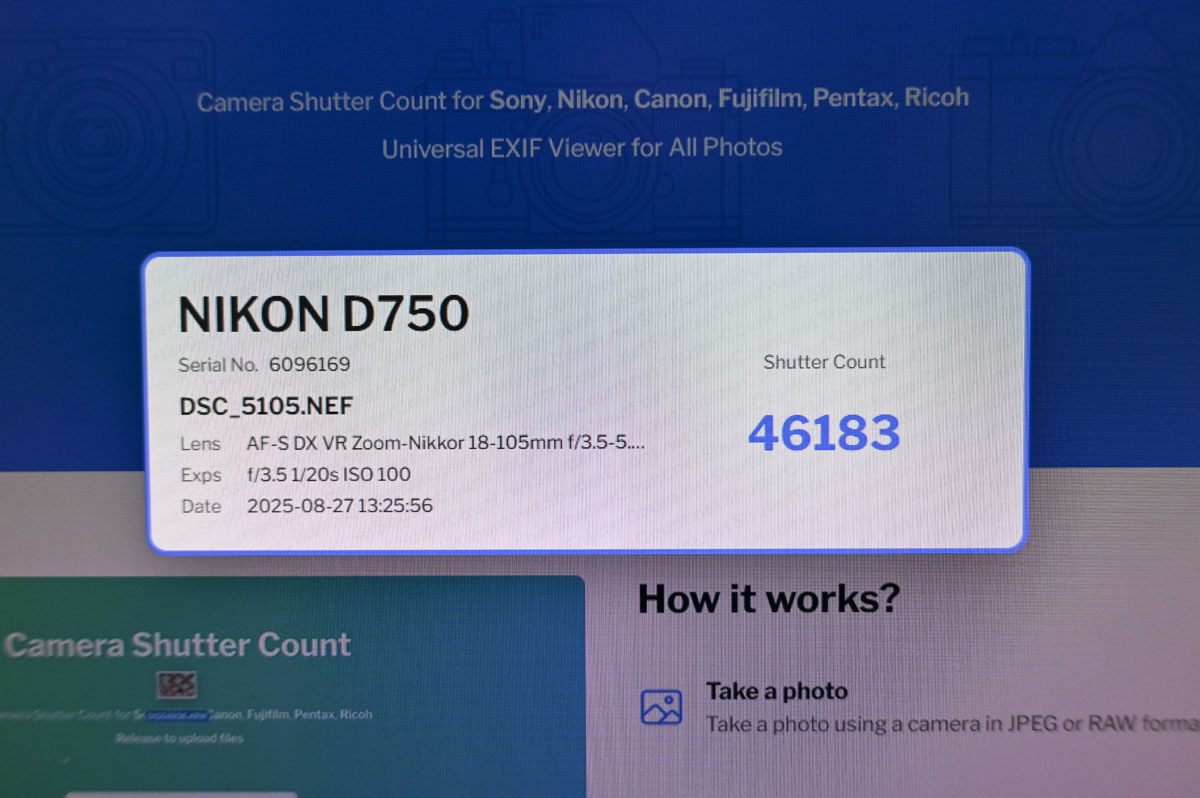 Occ. Nikon D750 – Fullframe DSLR Body *607*