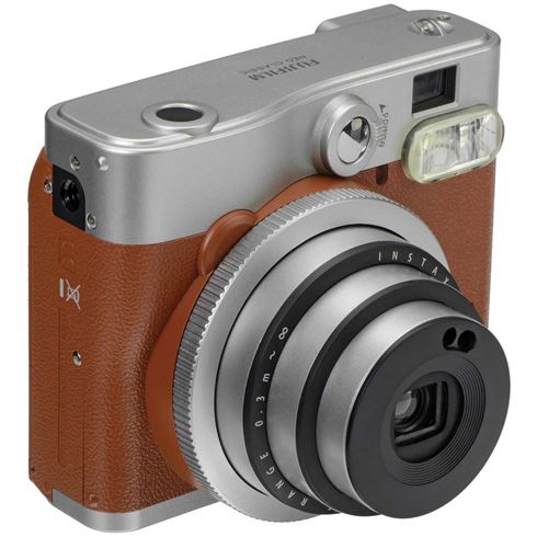Instax Mini 90  Retro camera bruin
