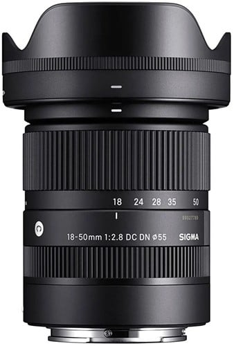 Sigma 18-50mm f/2.8  voor Fujifilm X-mount