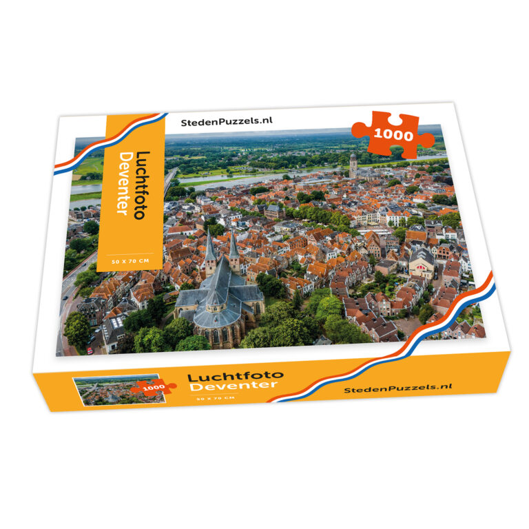Stedenpuzzels Luchtfoto Deventer Puzzel - 1000 Stukjes