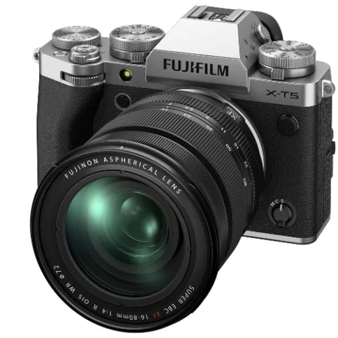 Fujifilm X-T5 + XF 16-80mm F4 R OIS WR Kit Zilver