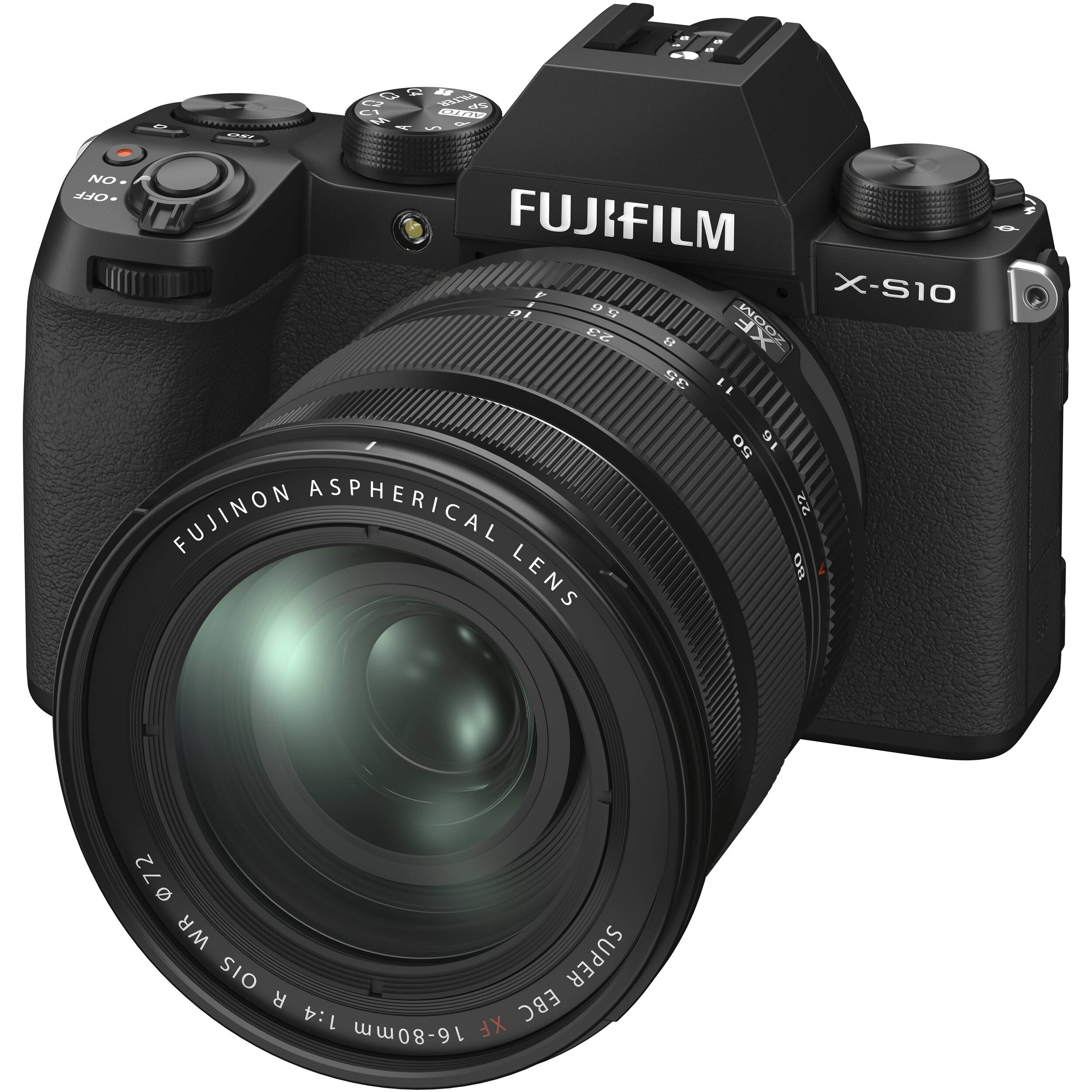 Fujifilm X-S10 Zwart/ XF16-80mm F4 R OIS WR Kit