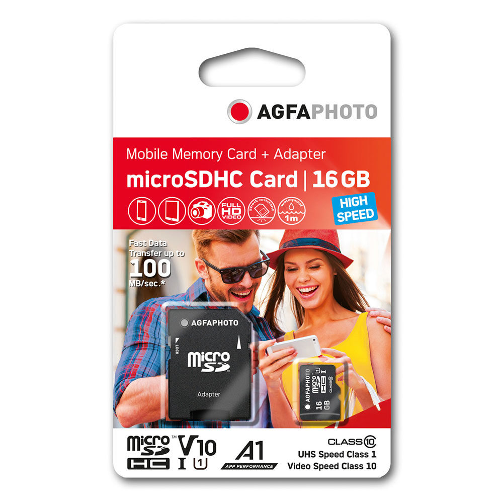 Agfaphoto 16 GB microSDHC-Card Class10   