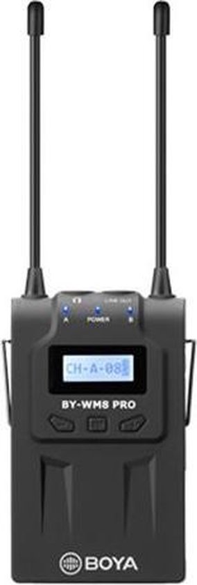 Boya UHF Duo Lavalier Microfoon Draadloos BY-WM8 Pro-K2