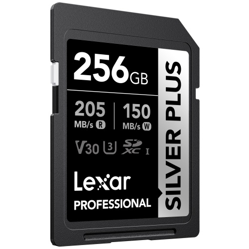 Lexar SDXC Silver Plus Series UHS-I 256GB V30