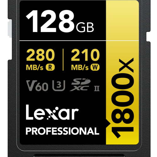 Lexar SDXC 128 GB SD PRO UHS-II U3 V60 1800x