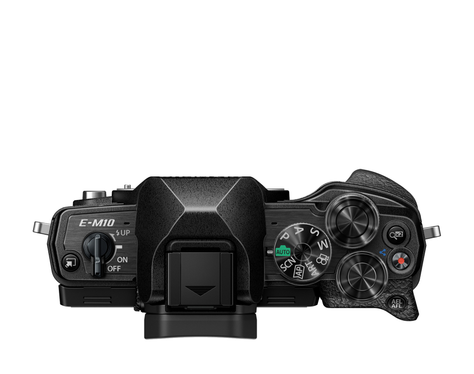 Olympus E-M10 IV Body Zwart + ED 3,5-5,6/14-42 mm EZ