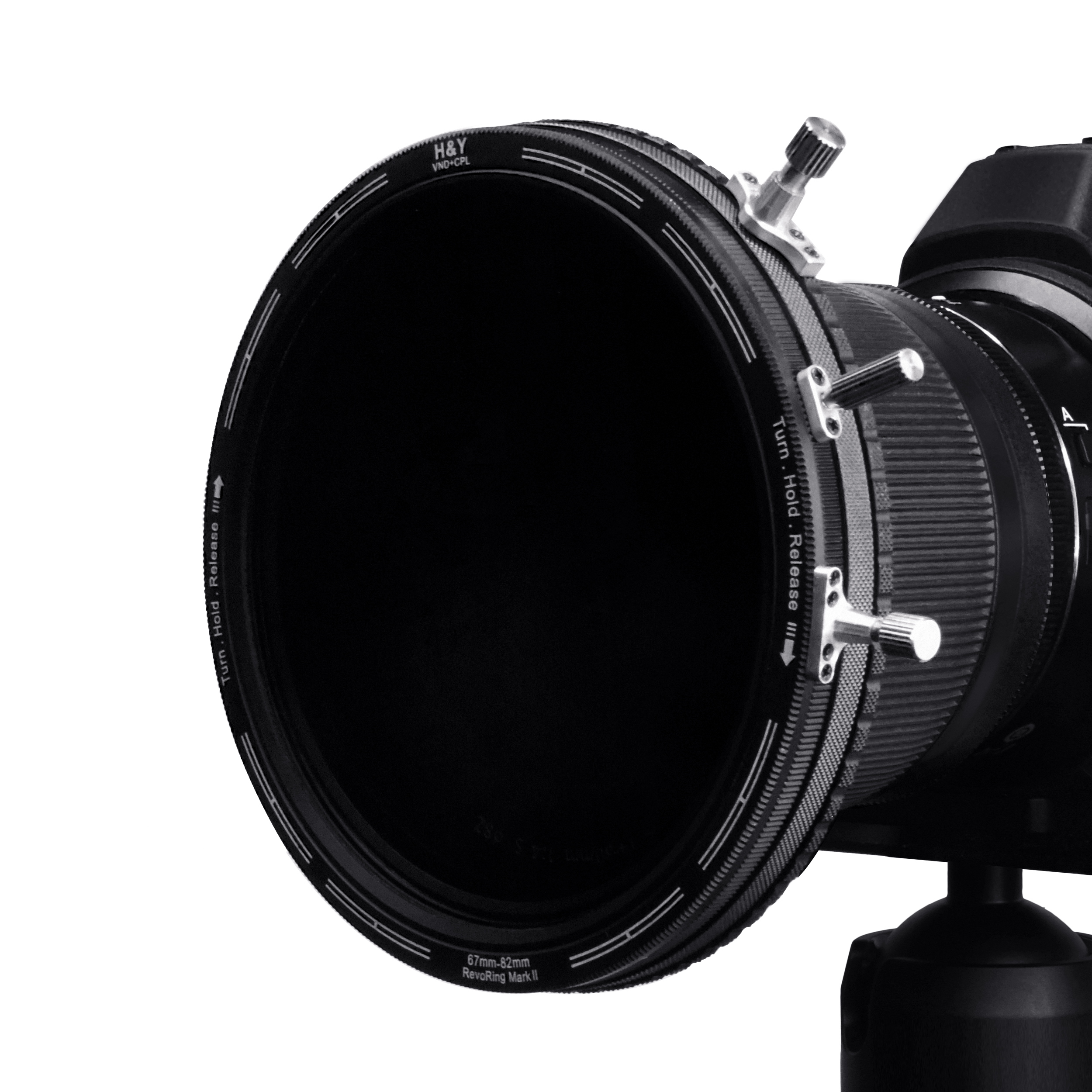 H&Y HD EVO Ring ND3-1000 + CPL Filter MkII 58-77mm