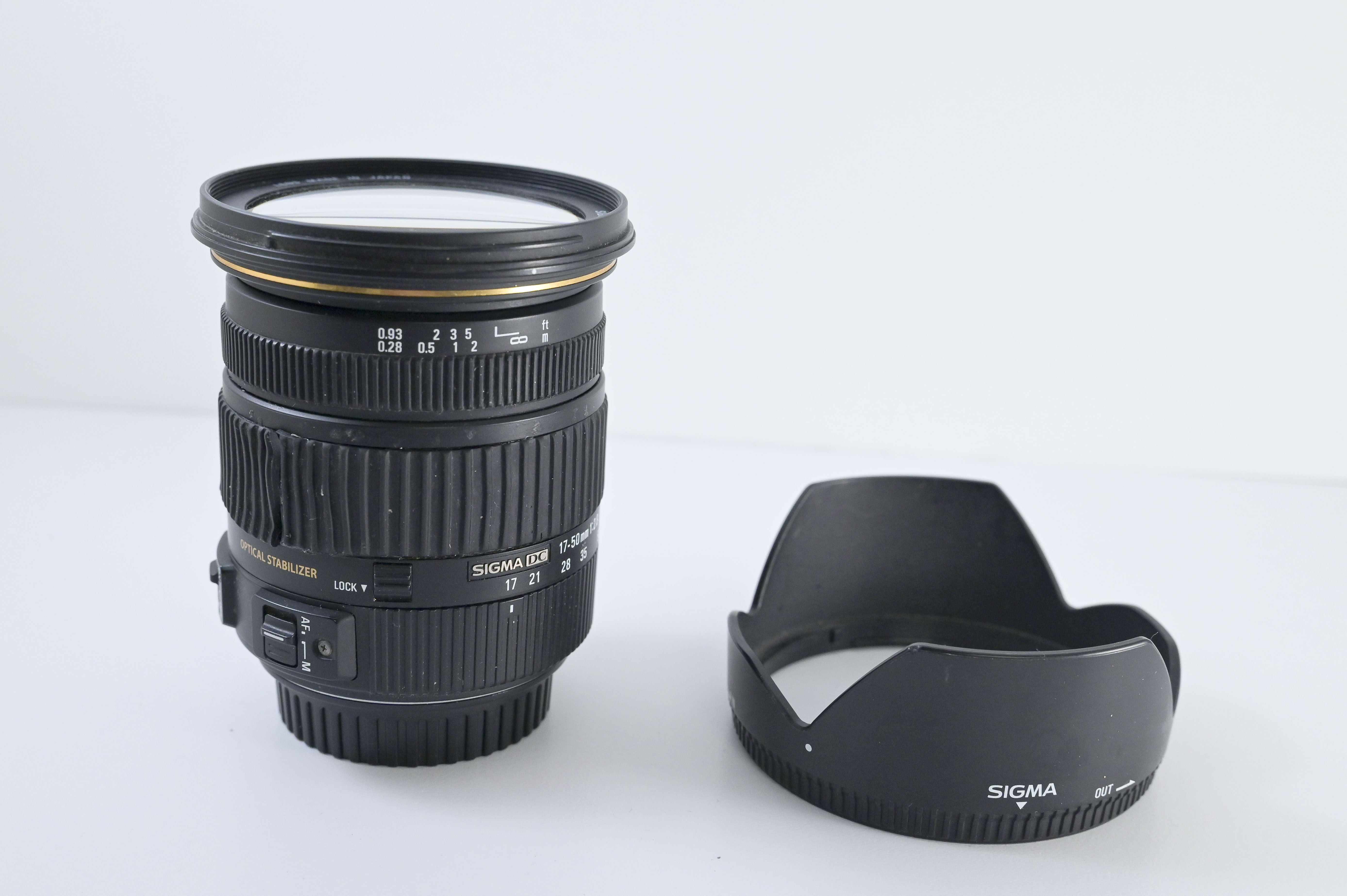 HE Occ. Sigma 17-50mm f/2.8 EX DC OS HSM voor Canon