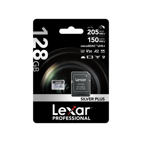 Lexar microSDXC 128 GB silver Plus UHS-1 V30 