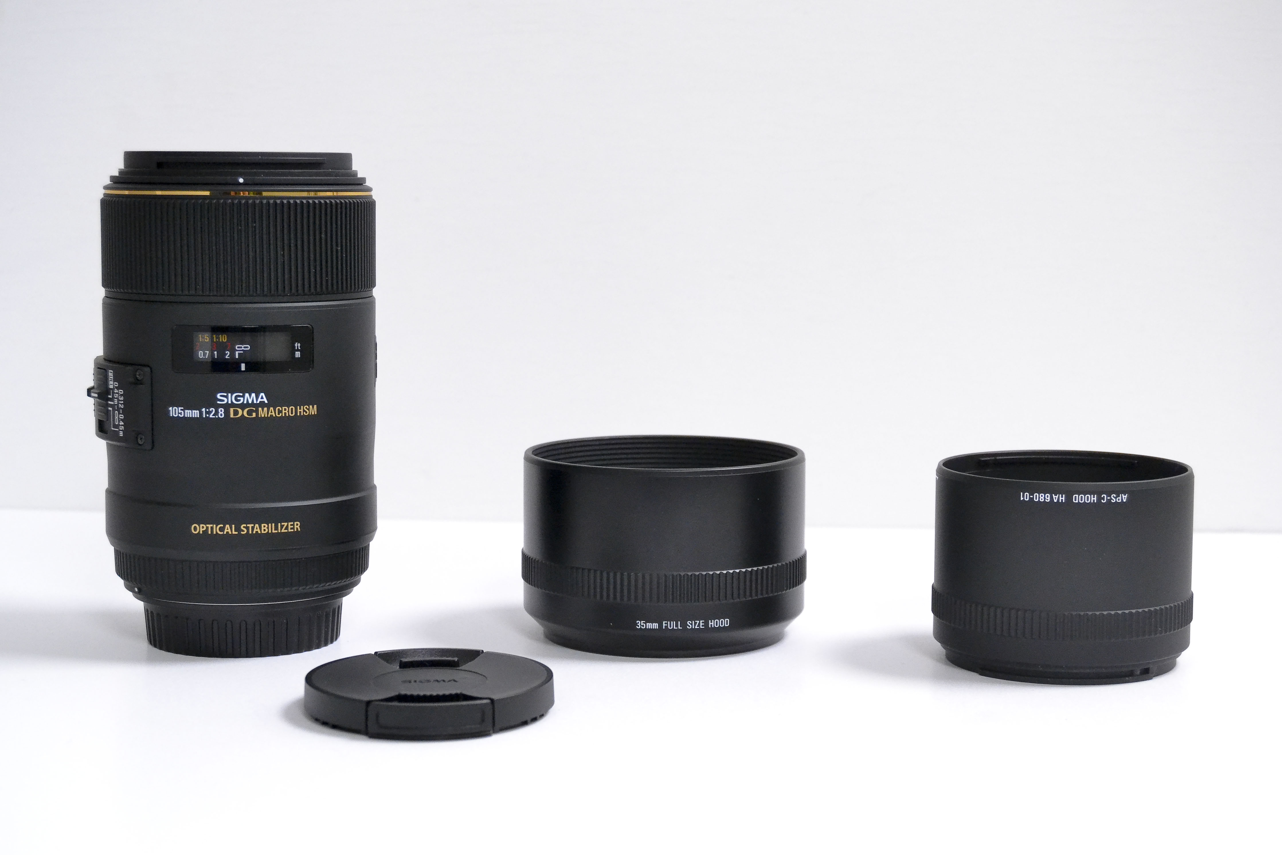 Occ. Sigma 105mm F2,8 DG Macro HSM IS voor Canon