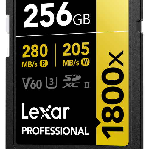 Lexar SDXC 256 GB SD PRO UHS-II U3 V60 1800x