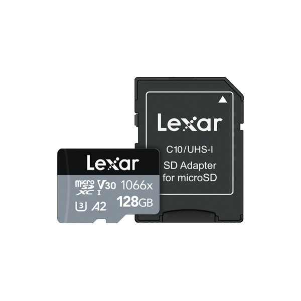 Lexar microSDXC 128 GB zilver Plus UHS-1 128GB V30 