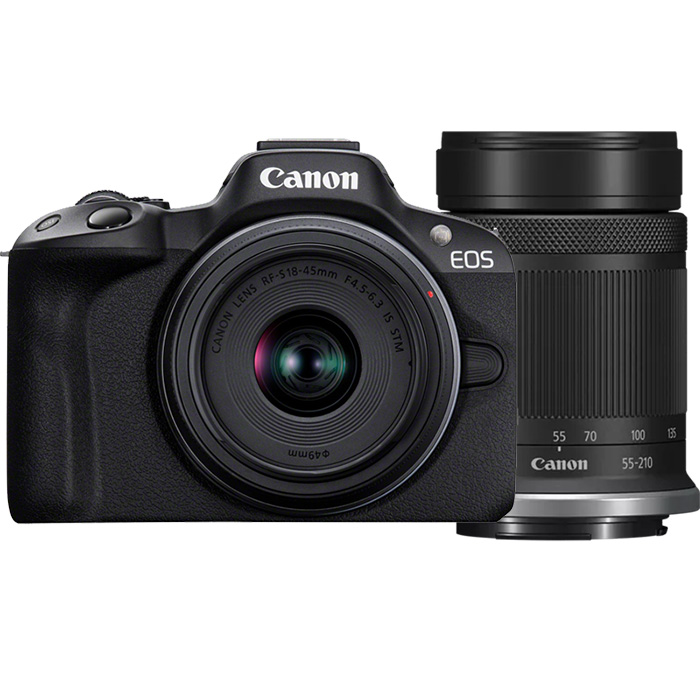 Canon EOS R50 + RF-S 4.5-6.3/18-45mm IS STM  + RF-S 5-7.1/55-210mm