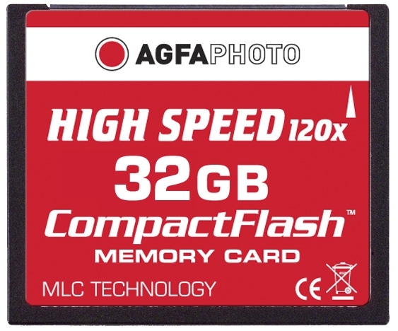 AgfaPhoto Compact Flash Card 32 GB HighSpeed (MLC)