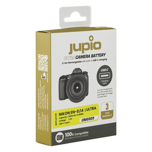 Jupio Nikon EN-EL14 Ultra-C 1200mAh CNI0303