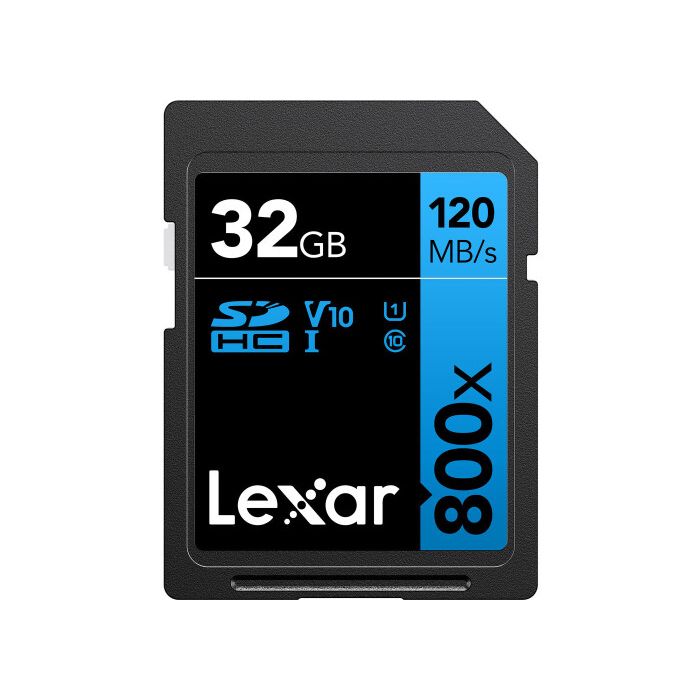 Lexar SDXC Blue Series UHS-I 800x 32GB V10